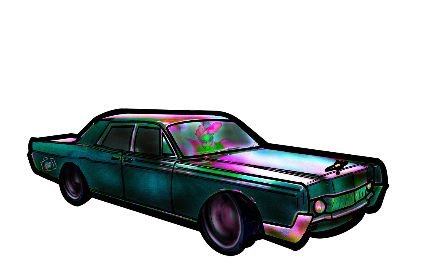 67 Lincoln Continental sticker