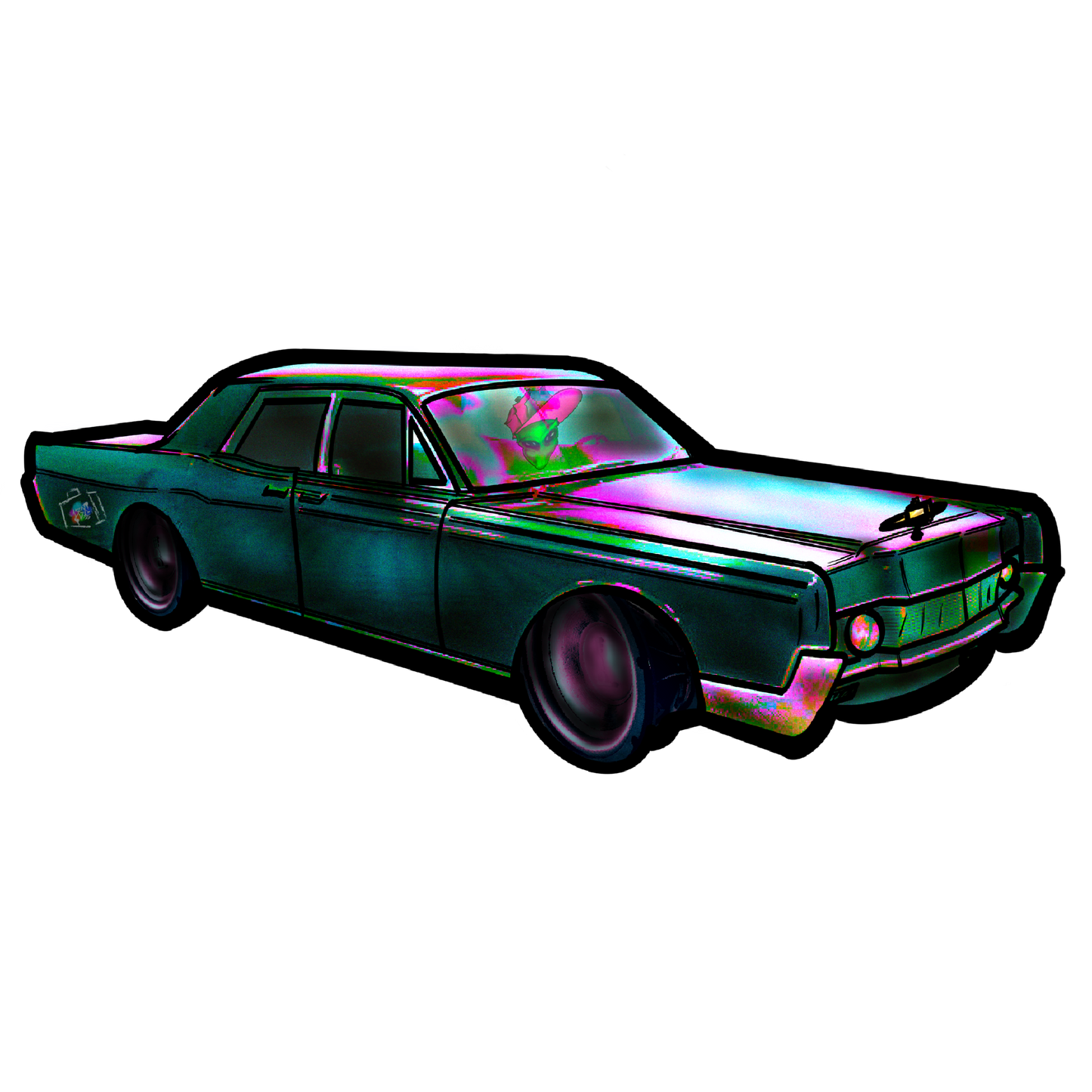 67 Lincoln Continental sticker